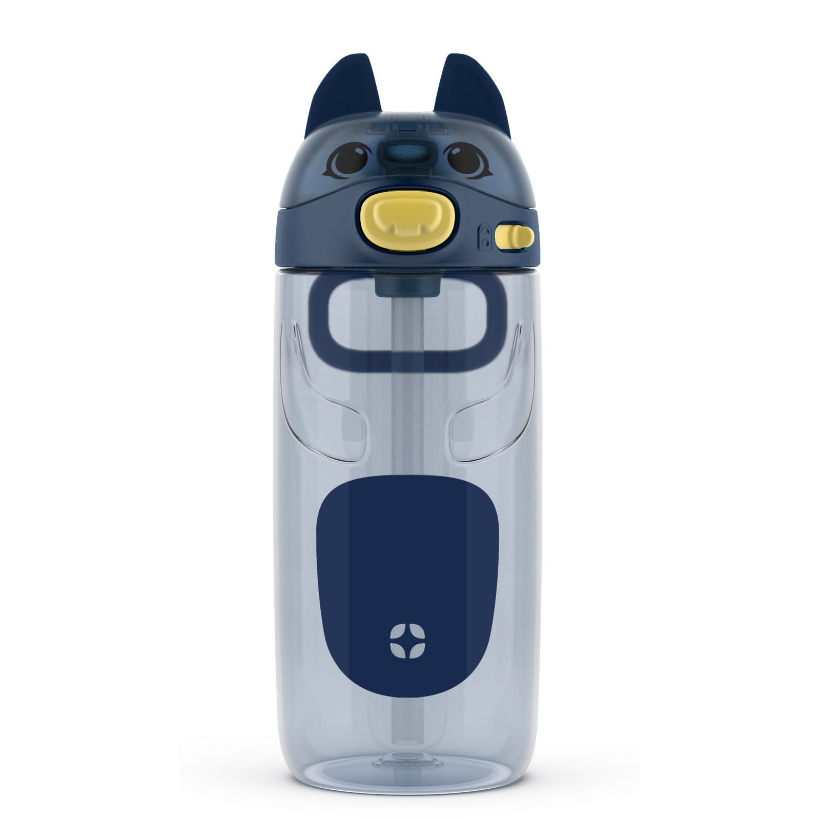 Ellies Kids' Reusable Tritan Plastic Water Bottle, 16-oz, Assorted Colours, with Removable Straw T4U2 - product image 1