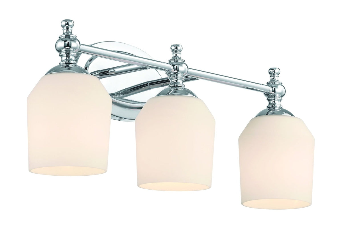 3 Light Vanity Light with Etched Shades M8I1 - product image 1