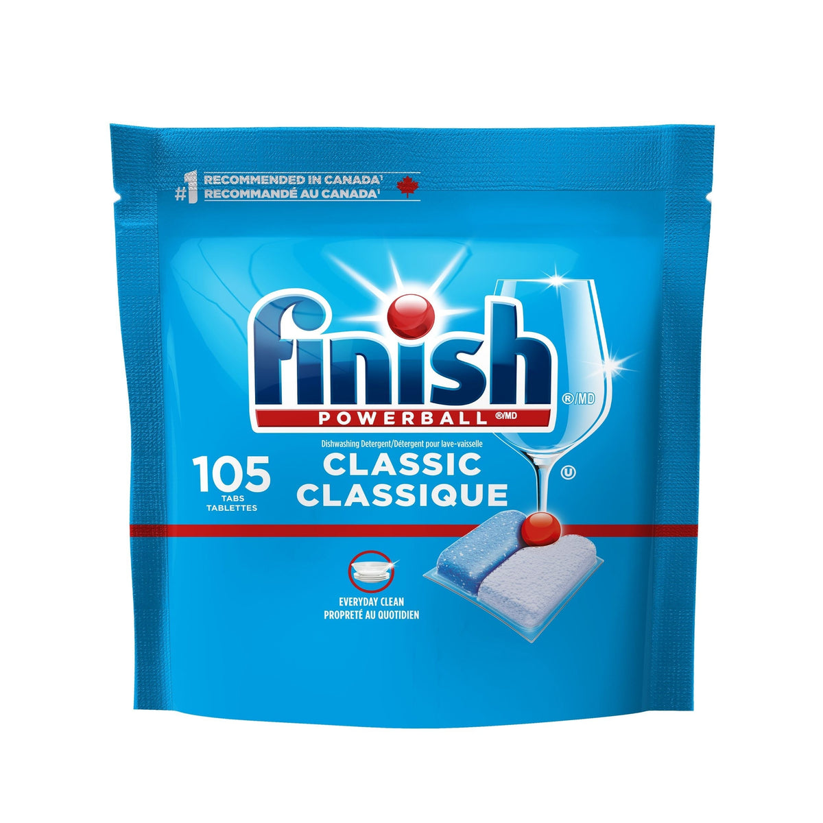 Powerball Classic Dishwasher Detergent Tabs, Fresh Scent, 105-pk P7S7 - product image 1