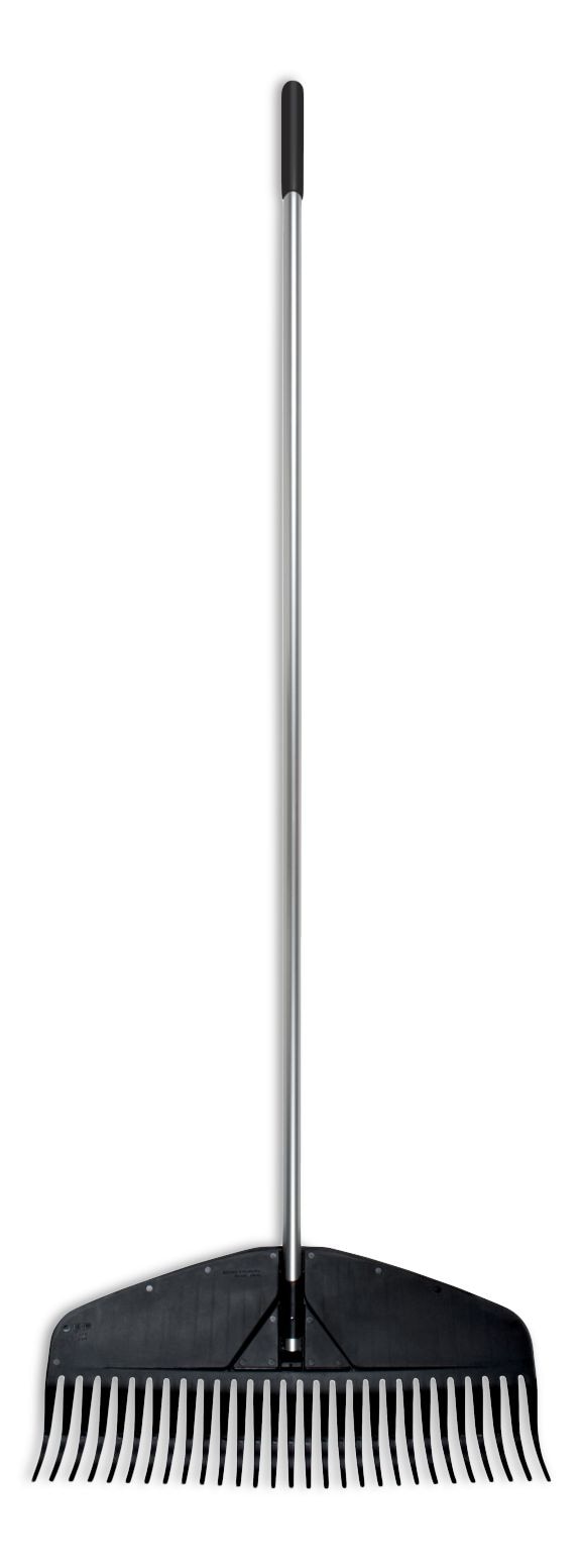 Heavy-Duty Resin Tines Aluminum Leaf Rake, 24-in X6I6 - product image 1