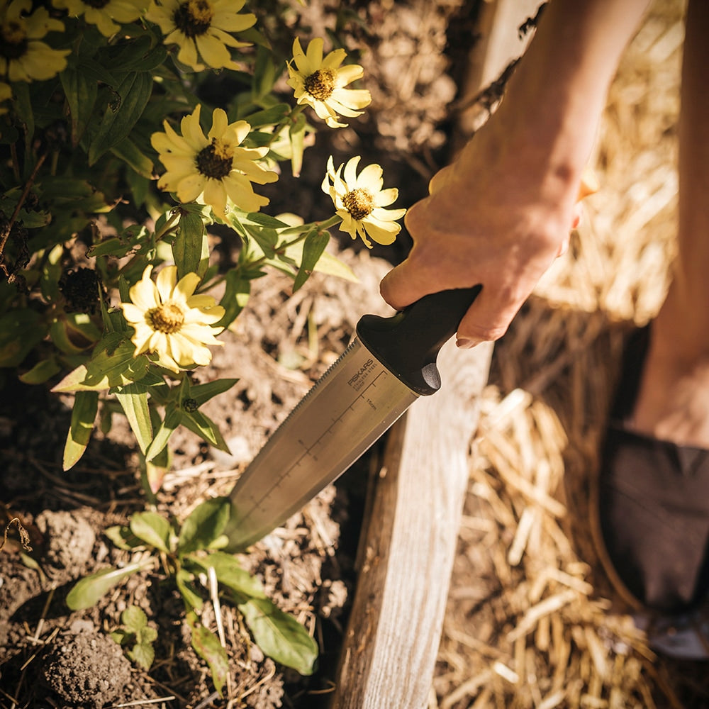 Stainless-Steel Dual-Edged Garden Hori Hori Knife with Sheath I0S0 - product image 7