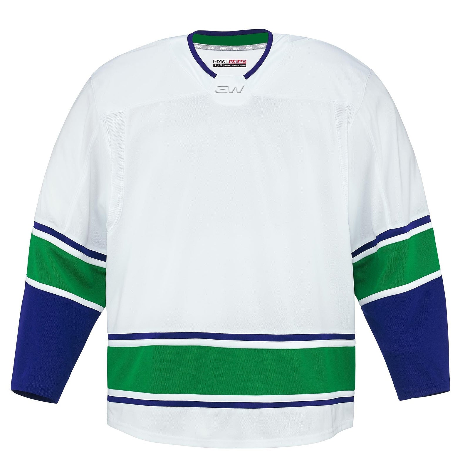 8500 Pro Team Hockey Jersey, Senior, Vancouver Canucks Away Colours, Various Sizes V3F4 - product image 1