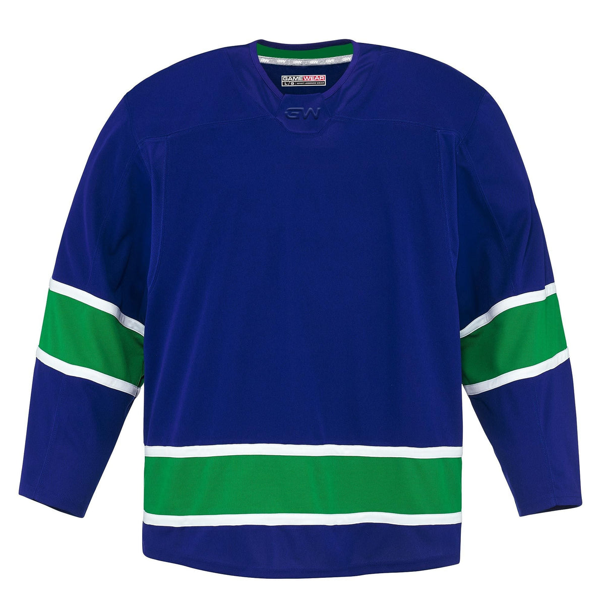 8500 Pro Team Hockey Jersey, Senior, Vancouver Canucks Home Colours, Various Sizes N6S7 - product image 1
