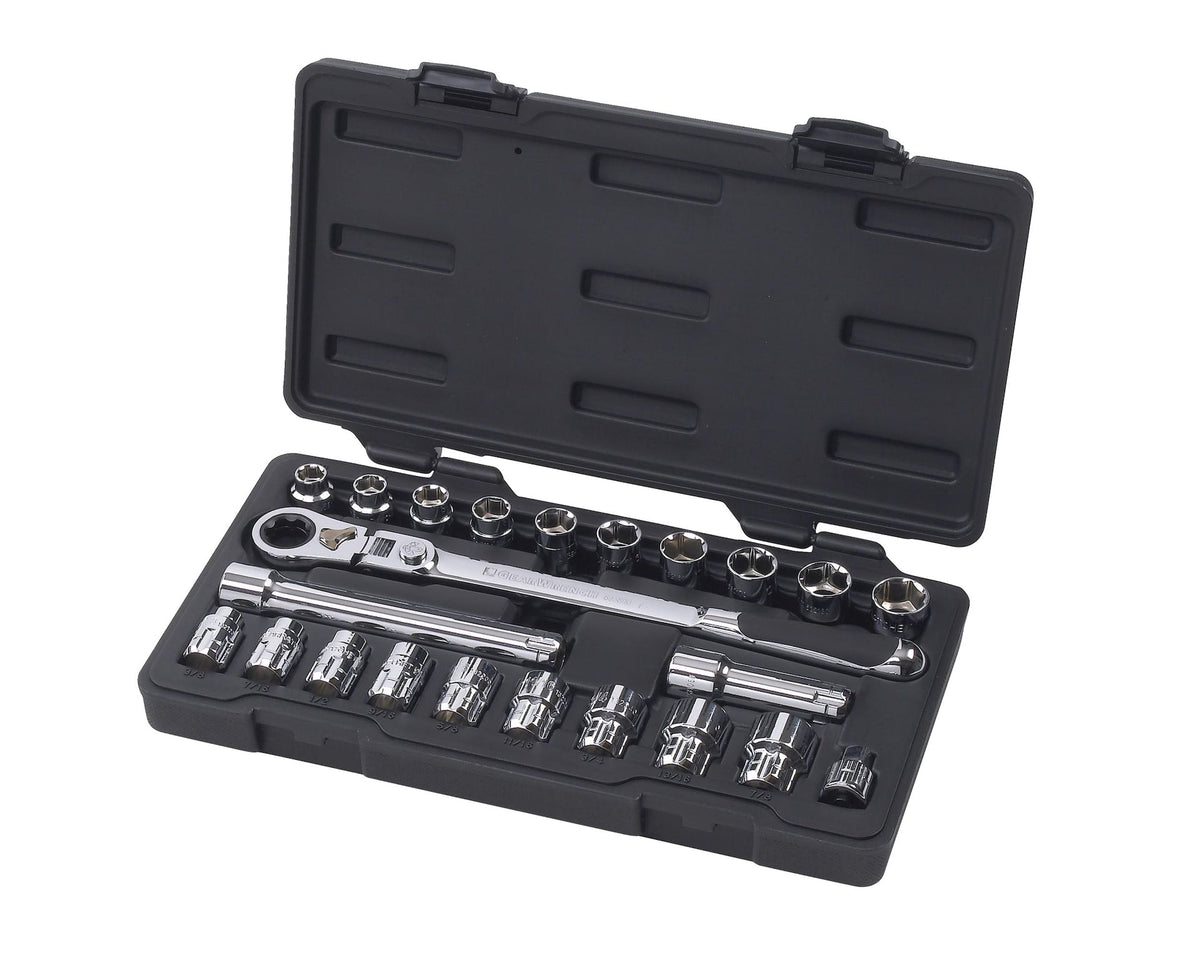 Pass-Thru 3/8-in Drive Socket Set 23-pc, SAE/Metric T6O3 - product image 3