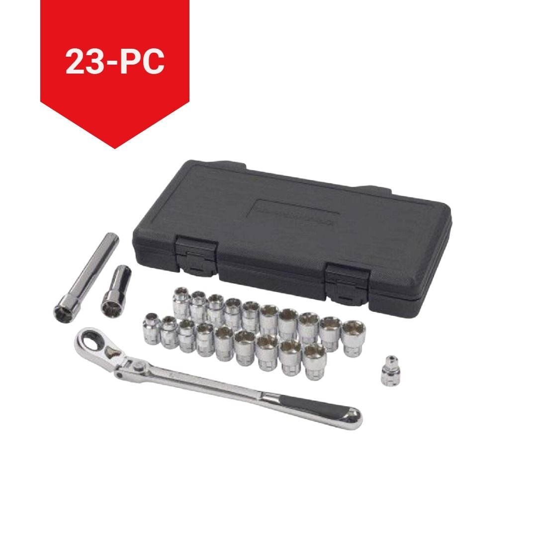 Pass-Thru 3/8-in Drive Socket Set 23-pc, SAE/Metric T6O3 - product image 5
