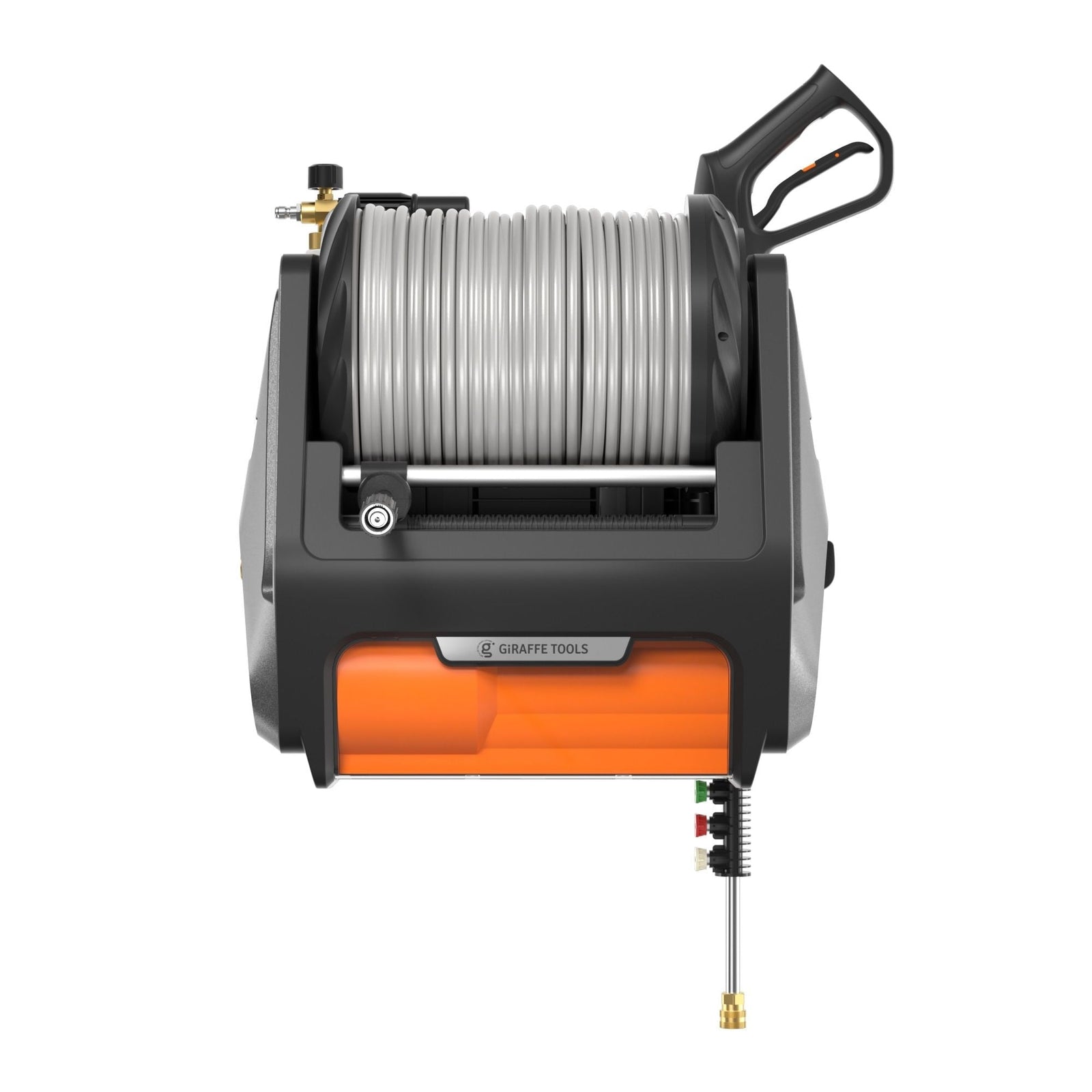 Tools Grandfalls Pro Wall Mounted 2700 PSI 1.6 GPM Brushless Retractable Electric Pressure Washer with 100-ft Hard Hose B4G4 - product image 4