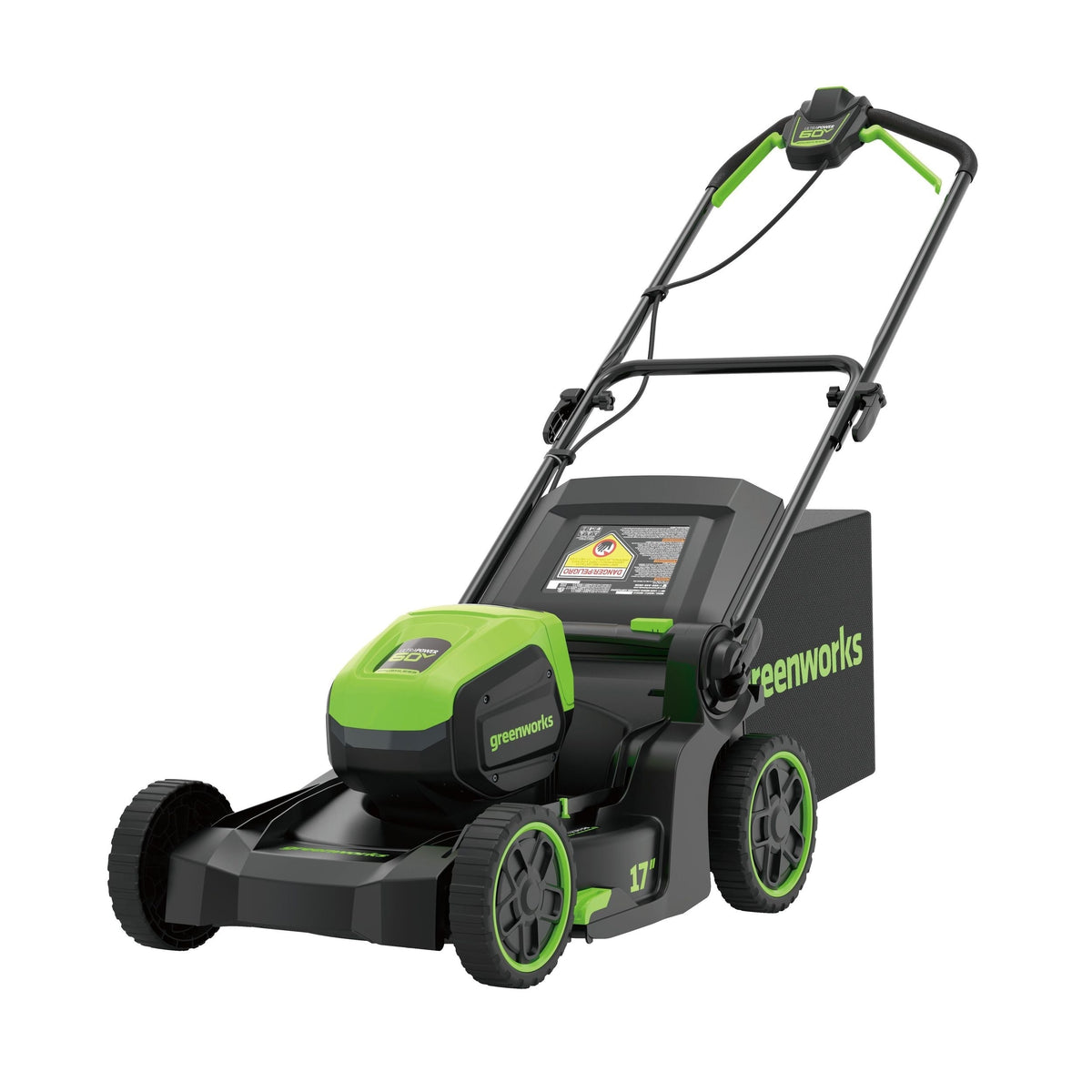 60V 17-in Push Lawn Mower with 4.0 Ah Battery & 3A Charger P2R2 - product image 2