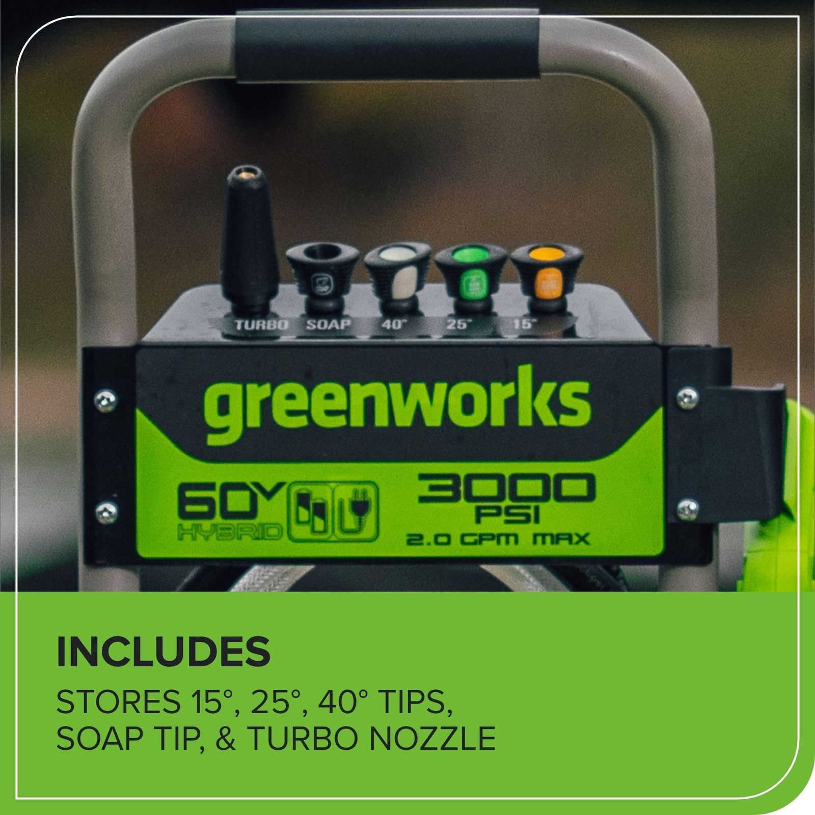 60V 3000PSI 2.0GPM Hybrid AC/DC Pressure Washer, Tool Only R1P0 - product image 5