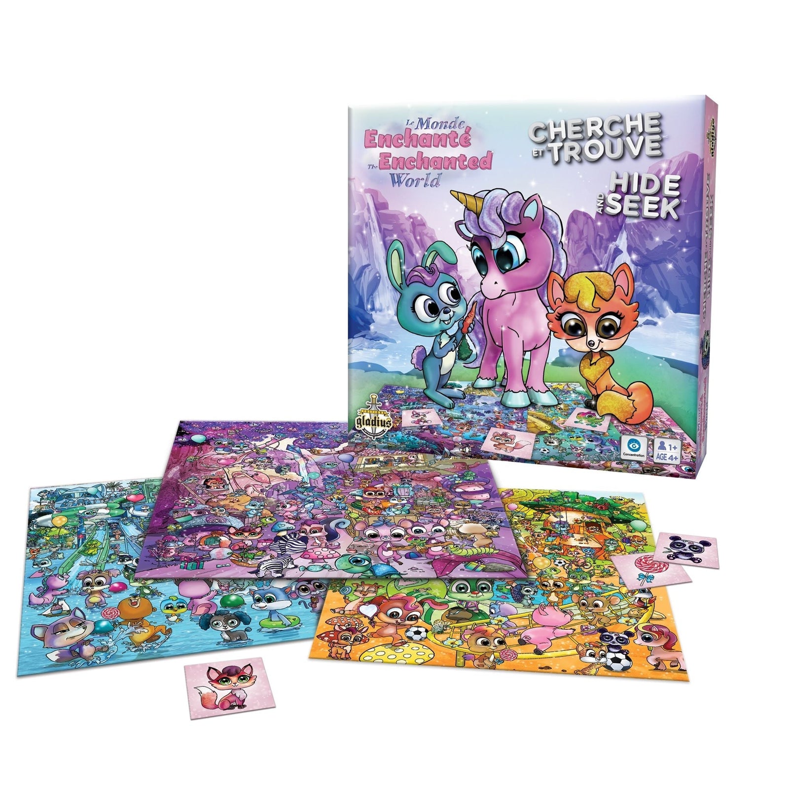 and Seek The Enchanted World Family Board Game, Bilingual, Ages 4+ V0M9 - product image 1