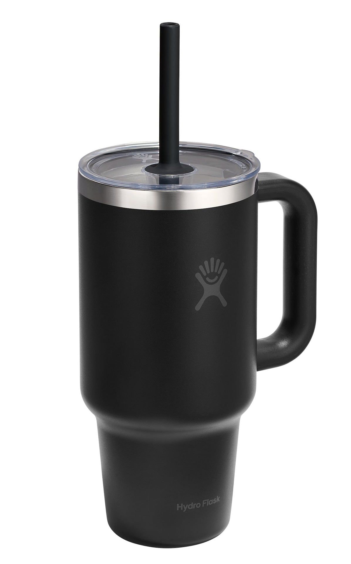 Stainless Steel Insulated Travel Tumbler Cup with Clear Straw Lid & Handle, Various Colours, 32-oz C4I2 - product image 1