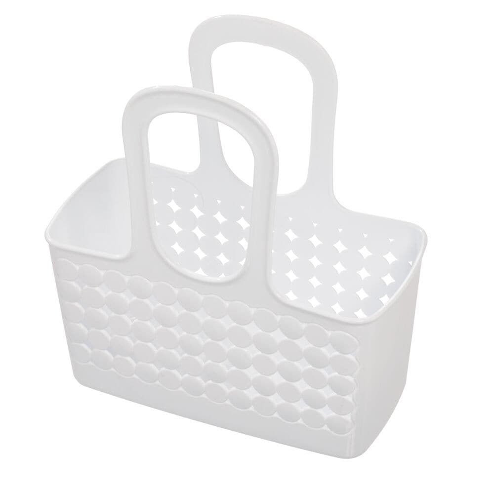 Orbz Small Tote Portable Shower Caddy with Handle, White R6Y0 - product image 1