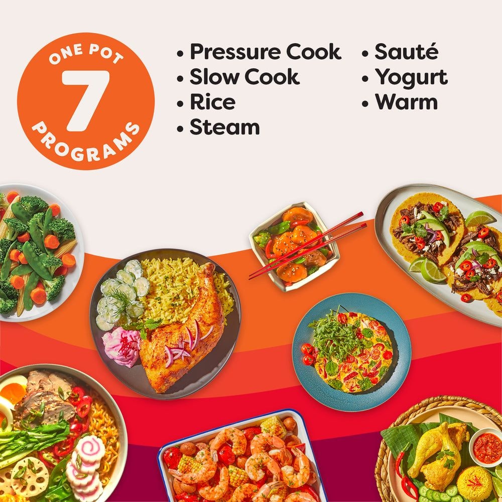 Pot Wide Base Pressure Cooker with Easy Release, 7.5-qt L4V5 - product image 4