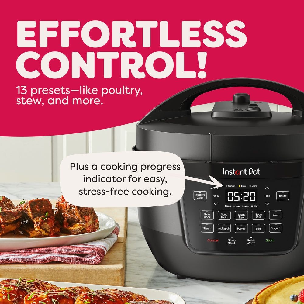 Pot Wide Base Pressure Cooker with Easy Release, 7.5-qt L4V5 - product image 7