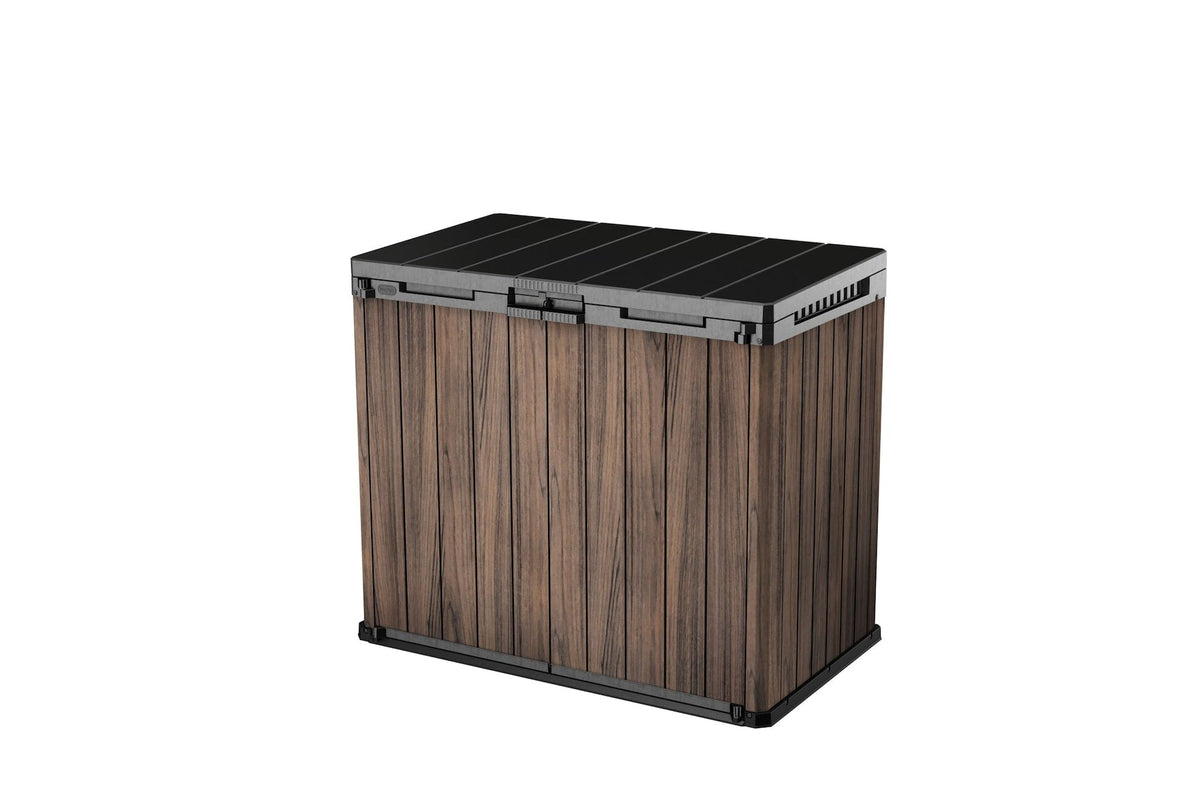 Darwin 2-Door Horizontal Outdoor Storage Shed, Brown, 303-Gal B4X7 - product image 1
