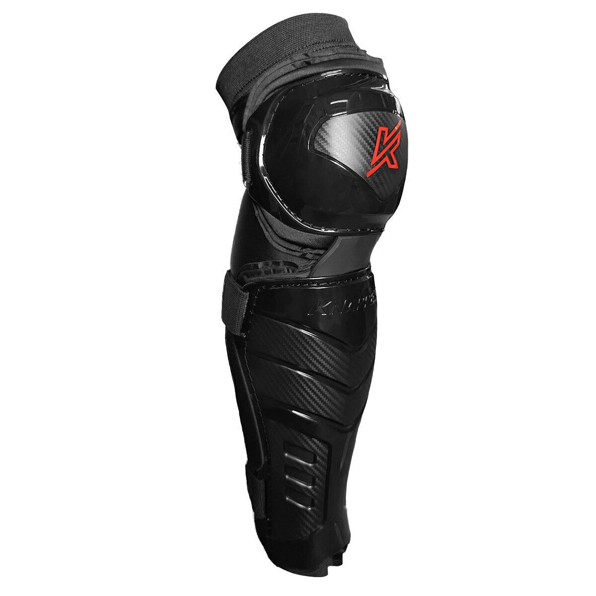 AK7 Dek Hockey Shin Guards, Black, Assorted Sizes Z9R4 - product image 1