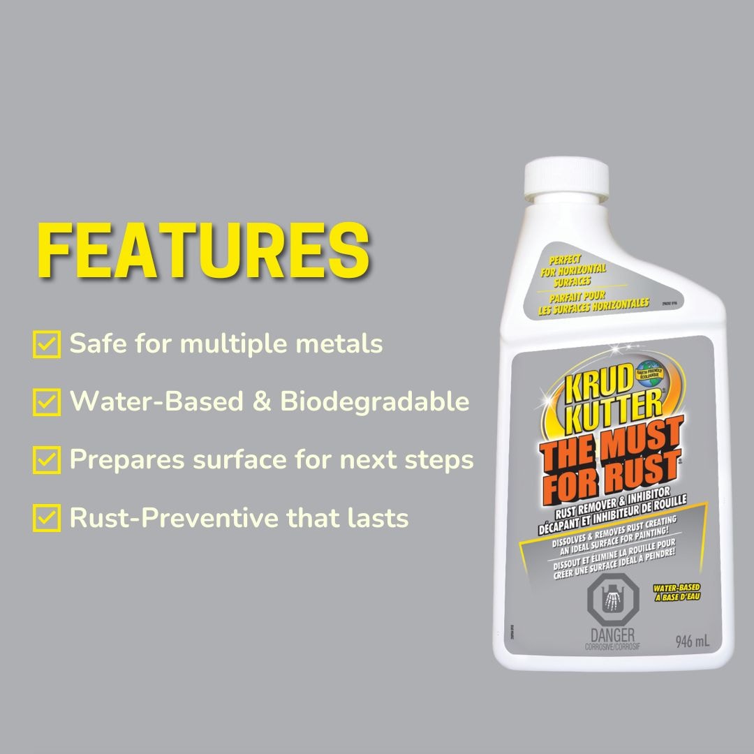 Water-Based Liquid Rust Remover & Inhibitor, Biodegradable, 946-mL E4Z9 - product image 6