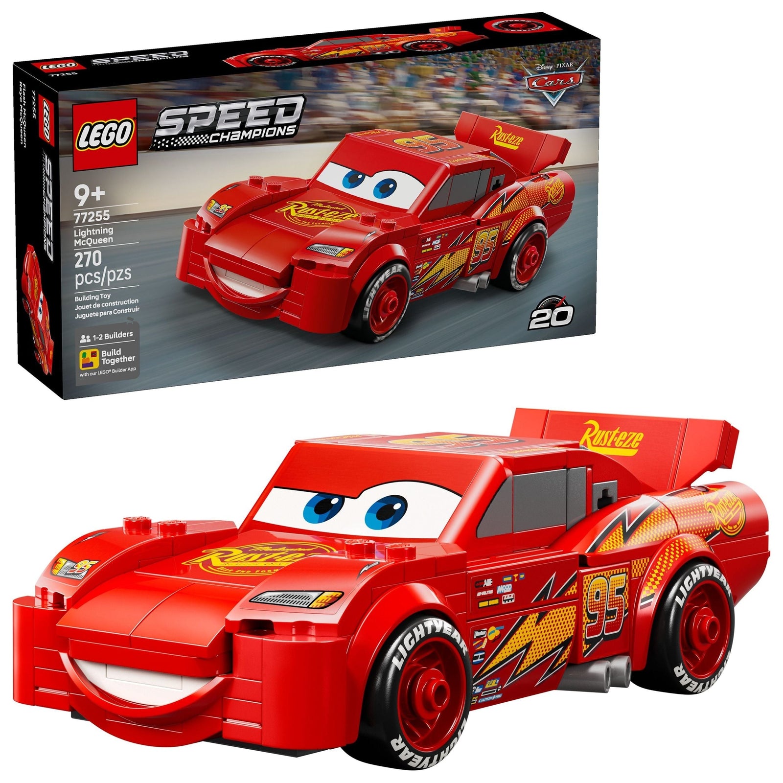 LEGO Speed Champions Pixar Lightning McQueen - 77255, 270-pcs, Ages 9+ P2L6 - product image 1