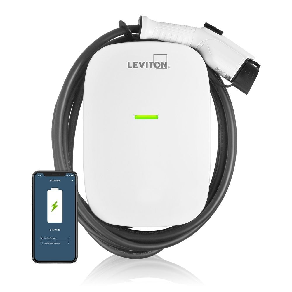 48A Wi-Fi Level 2 Hardwired J1772 EV Charger M9H0 - product image 1