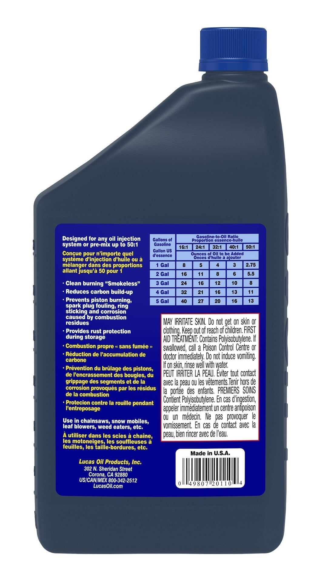Oil 2-Stroke Semi-Synthetic Oil, 946-mL F8F9 - product image 2