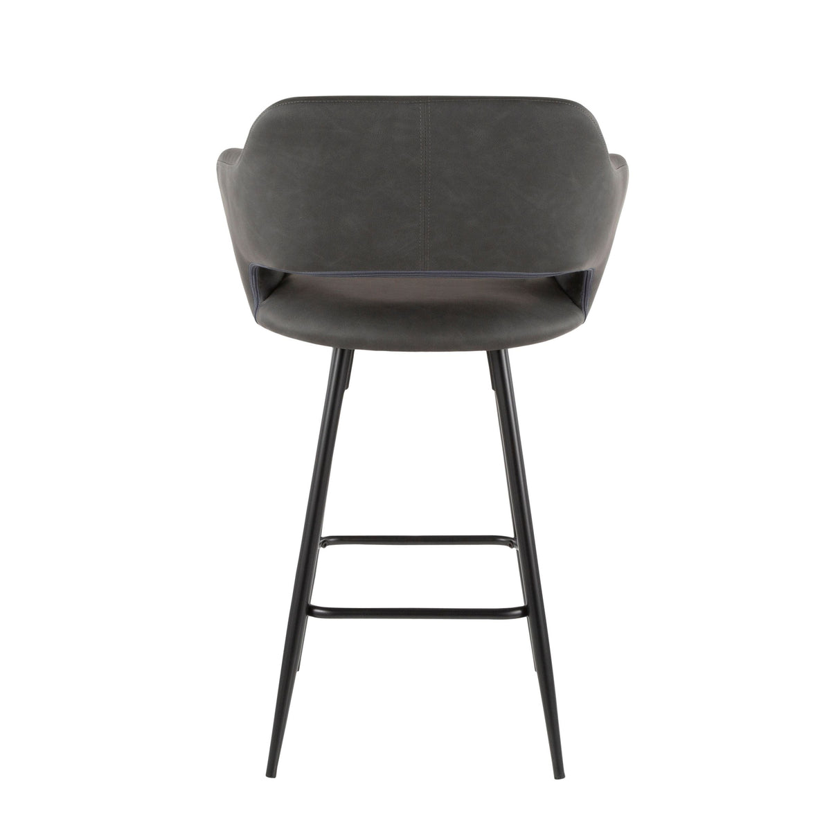 Margarite Fixed-Height Counter Stool, Black, 25-in, 2-pc U1O0 - product image 7