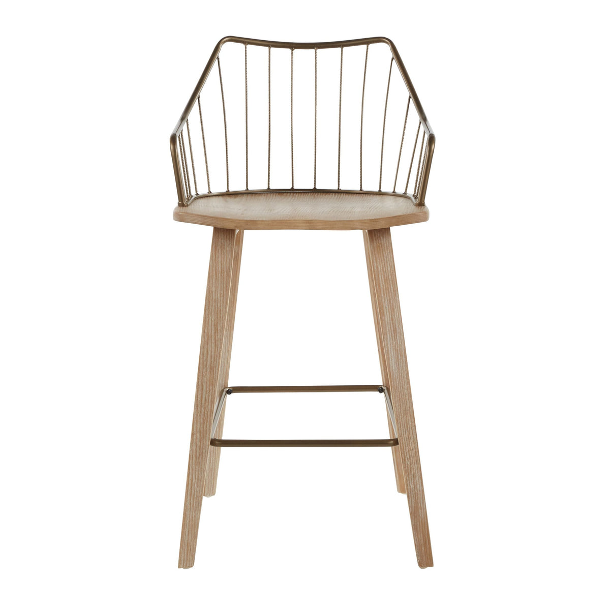 Winston Fixed-Height Counter Stool, Wood, 26-in U1N7 - product image 2