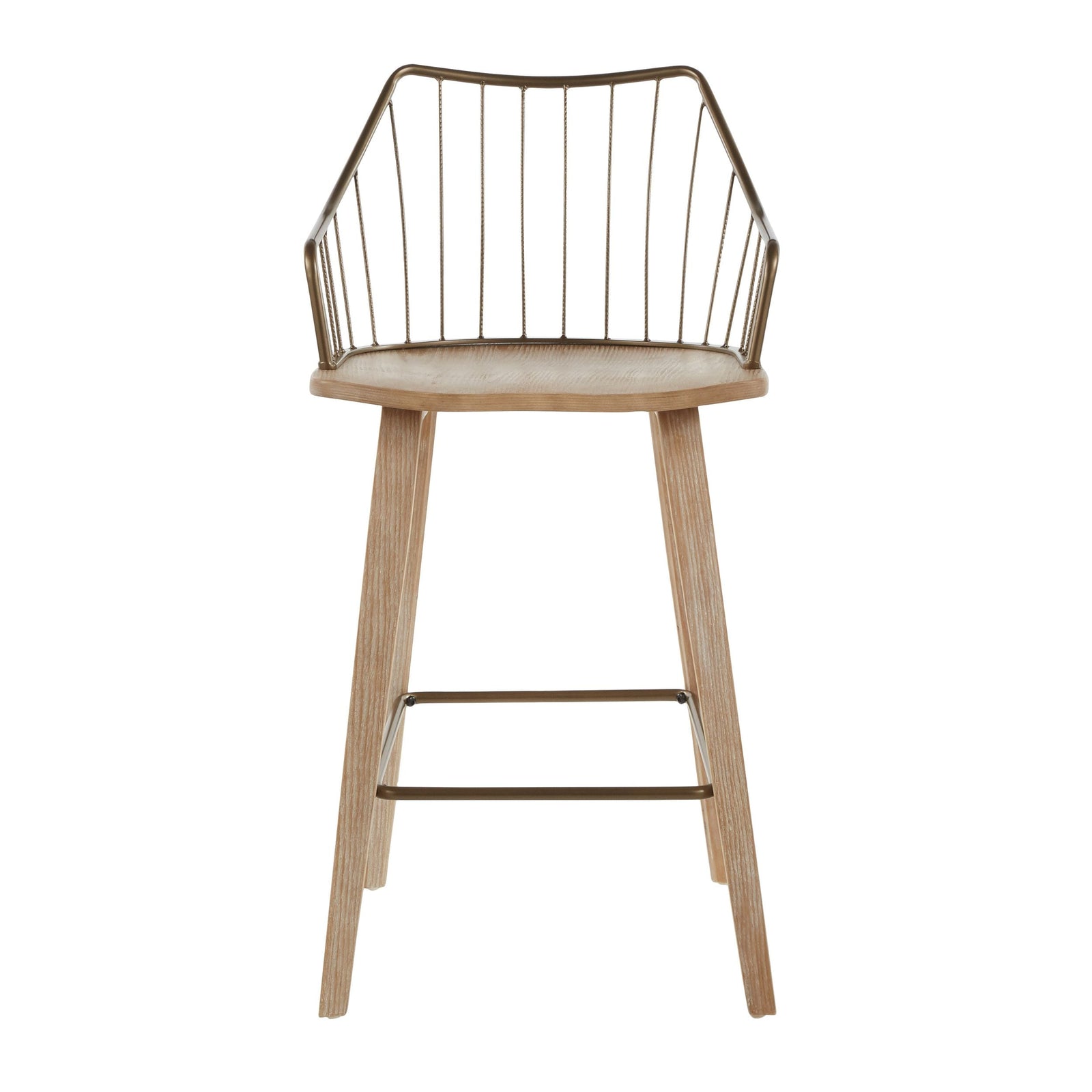 Winston Fixed-Height Counter Stool, Wood, 26-in W9Q0 - product image 2