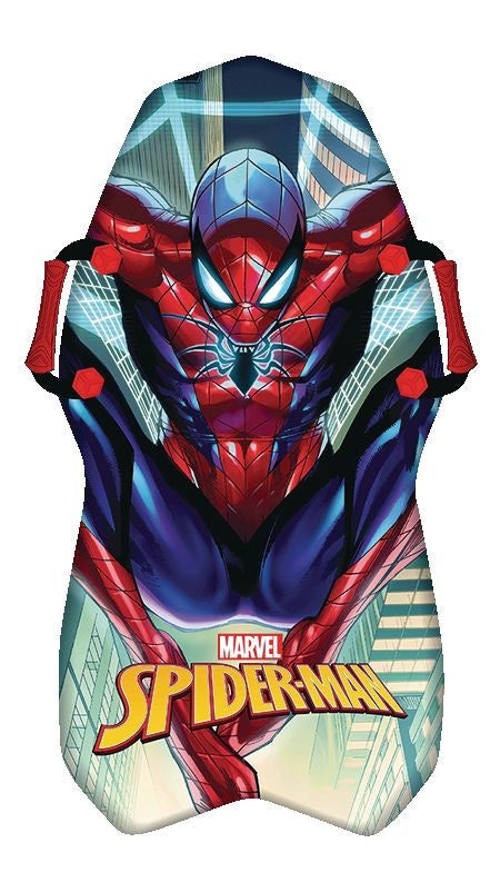 Spiderman Kids' 1-Person Lightweight Foam Winter Snow Sled/Toboggan with Handles X9W6 - product image 1