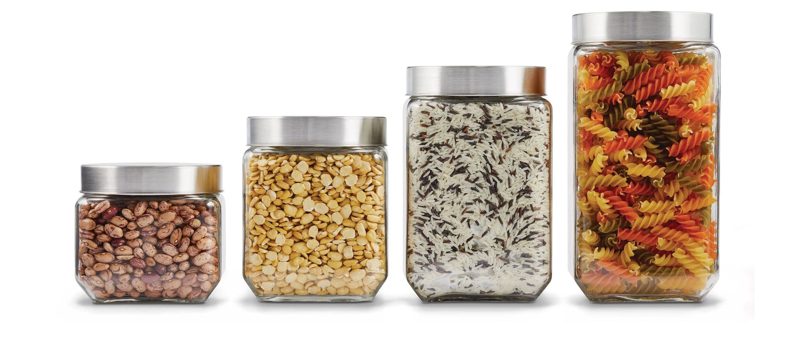 Glass Food Storage Container Set with Airtight Lid, 4 Count K8U8 - product image 1