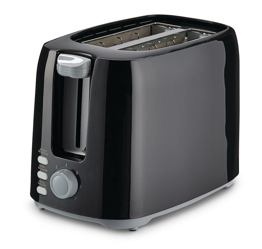 Wide Slots Toaster with 7 Settings, Black, 2-Slices R8Y4 - product image 1