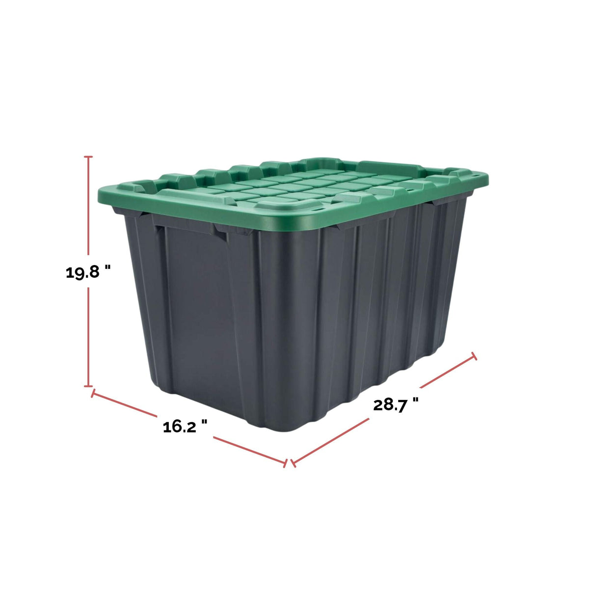 102-L Heavy-Duty Green/Black Tote C3T2 - product image 6
