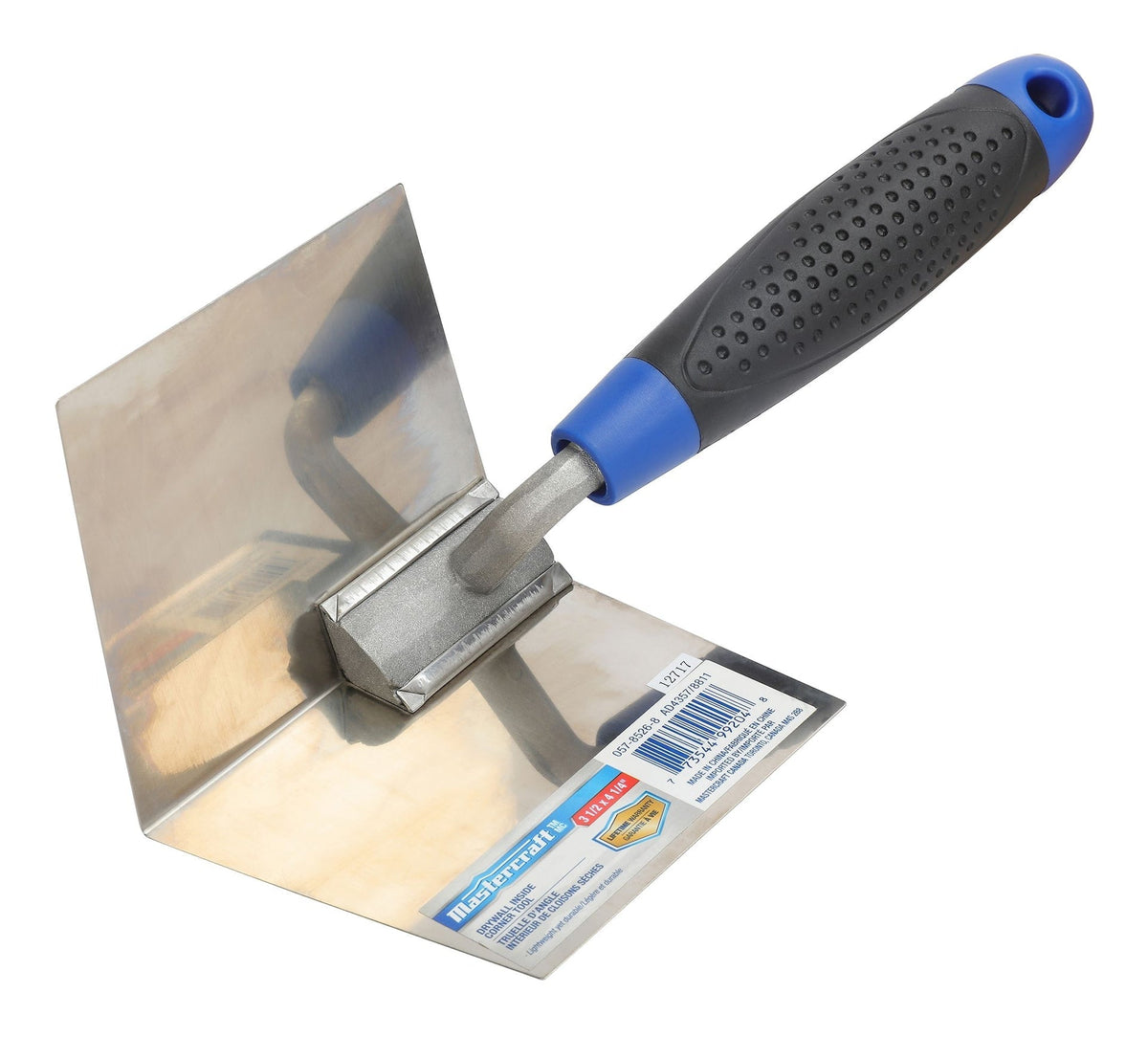 90-Degree Inside Corner Trowel, Drywall & Plastering Tool, 3-1/2 x 4-1/40-in R6O8 - product image 1