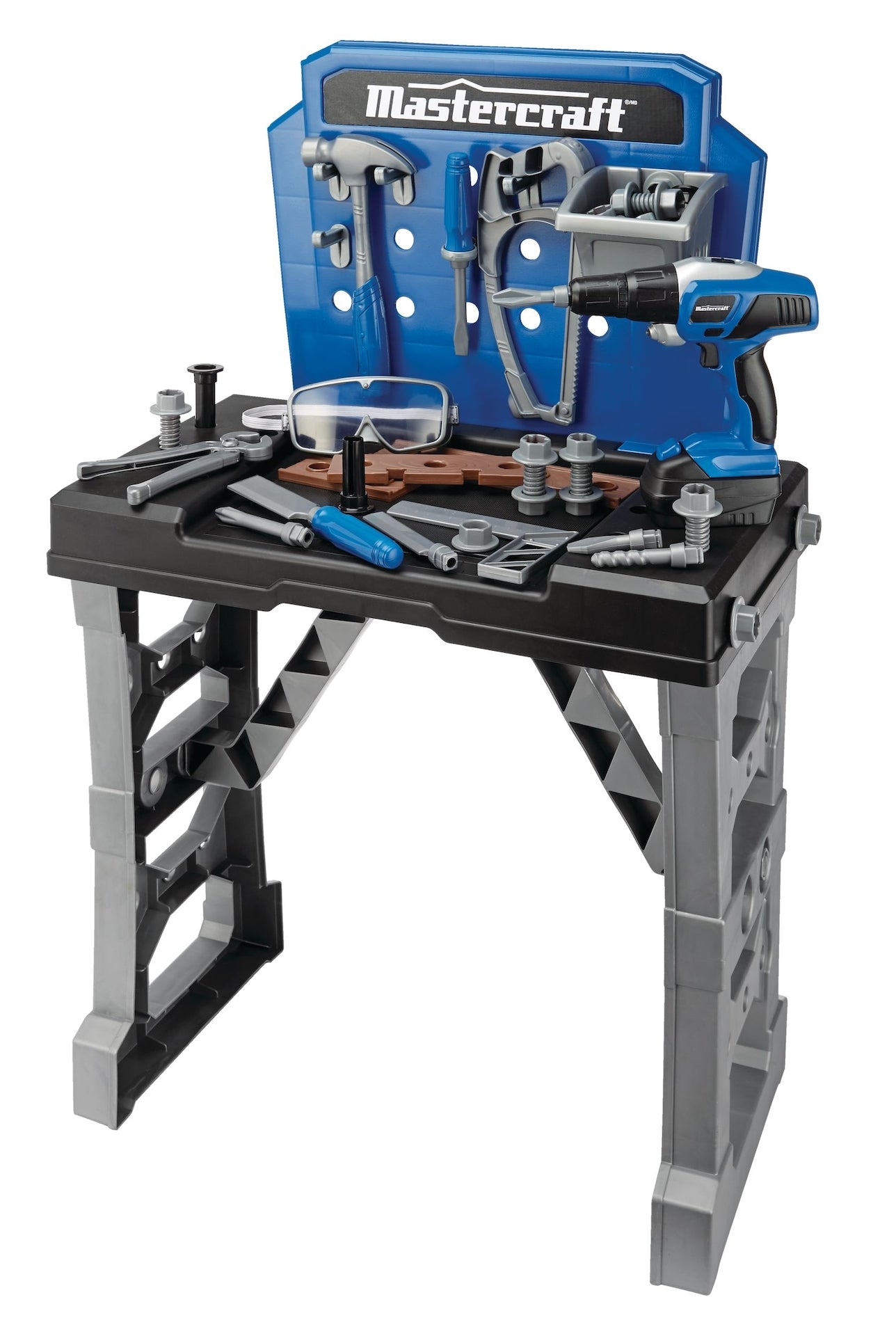 Deluxe Toy Tool & Work Bench withBattery Operated Drill For Kids, Ages 3+ E2J3 - product image 1