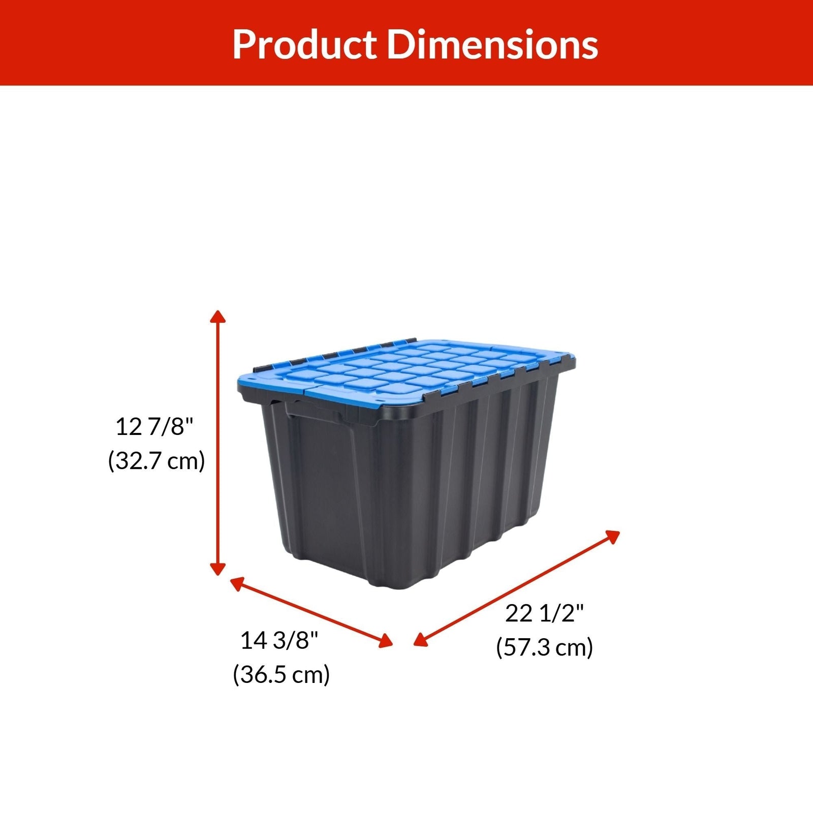 Heavy-Duty Polypropylene Flip Top Tote, 45-L E0Q0 - product image 7