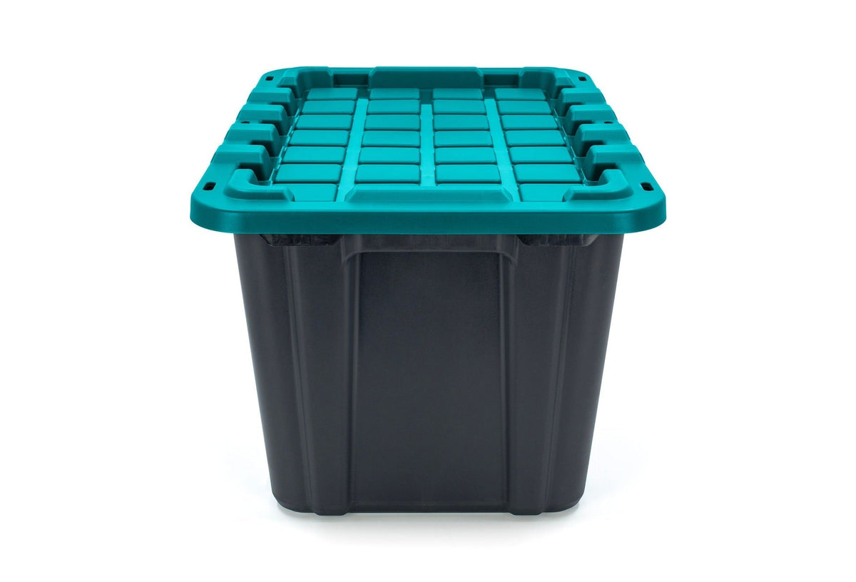 Heavy-Duty Storage Tote, 102-L, Teal R8M3 - product image 1