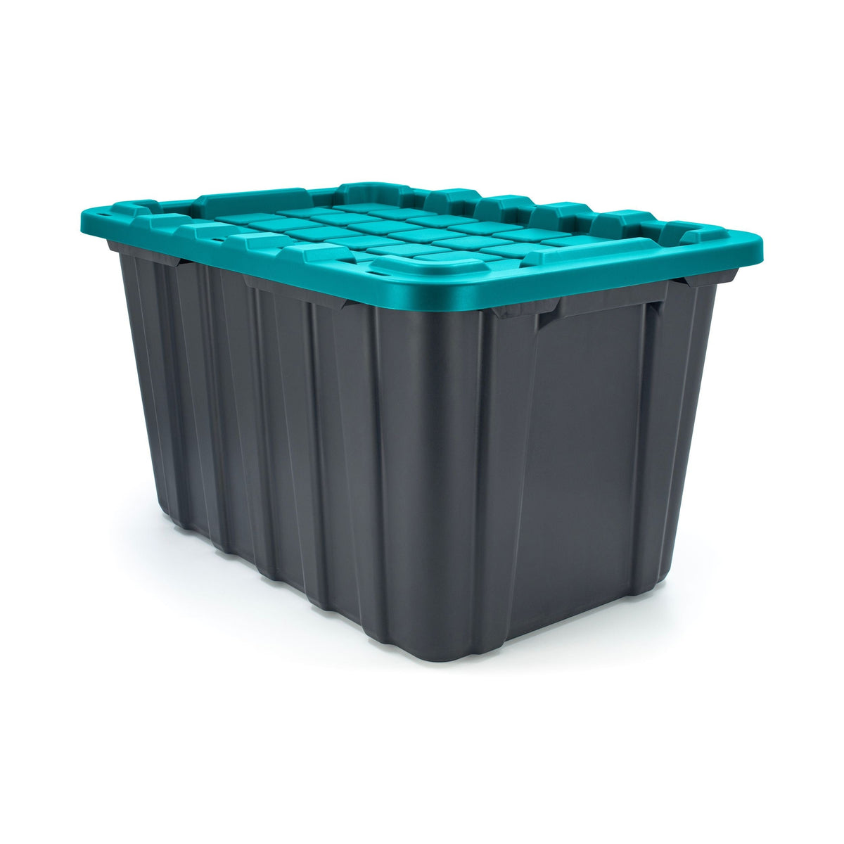 Heavy-Duty Storage Tote, 102-L, Teal R8M3 - product image 3