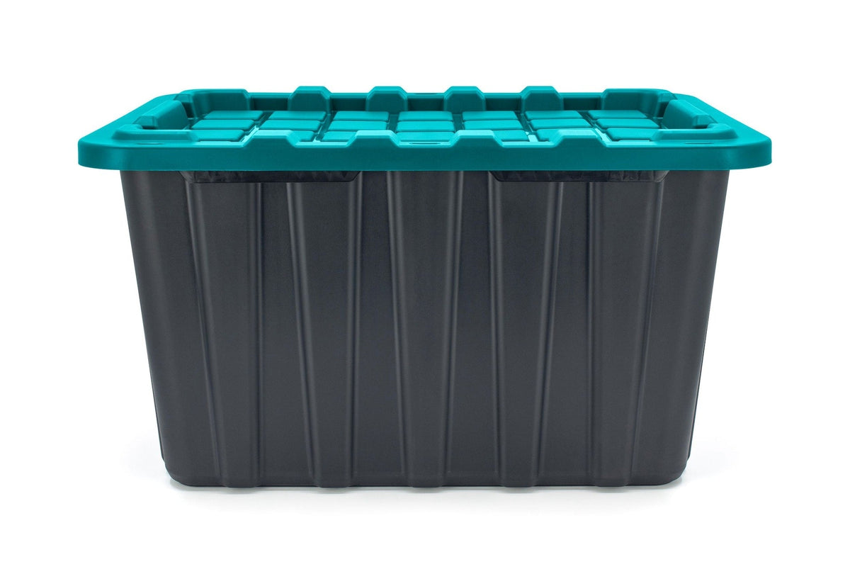 Heavy-Duty Storage Tote, 102-L, Teal R7Q0 - product image 5