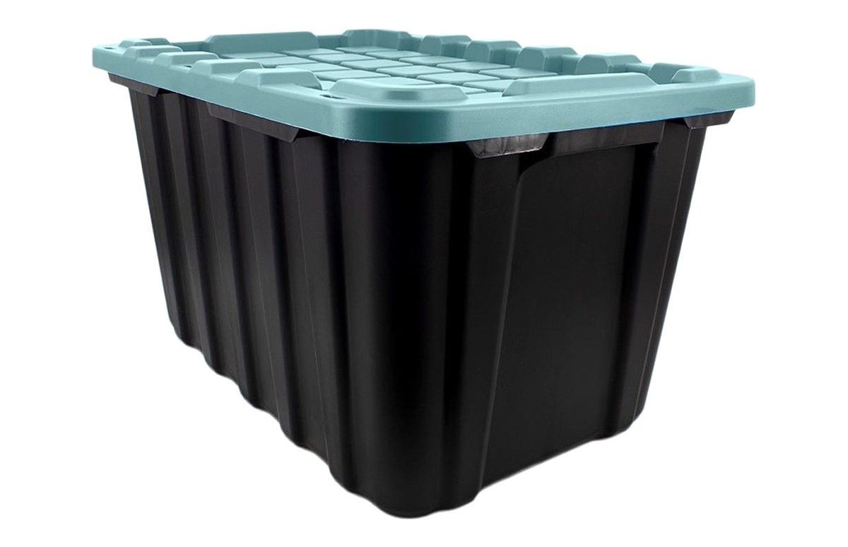 Heavy-Duty Storage Tote, 102-L, Teal R8M3 - product image 6