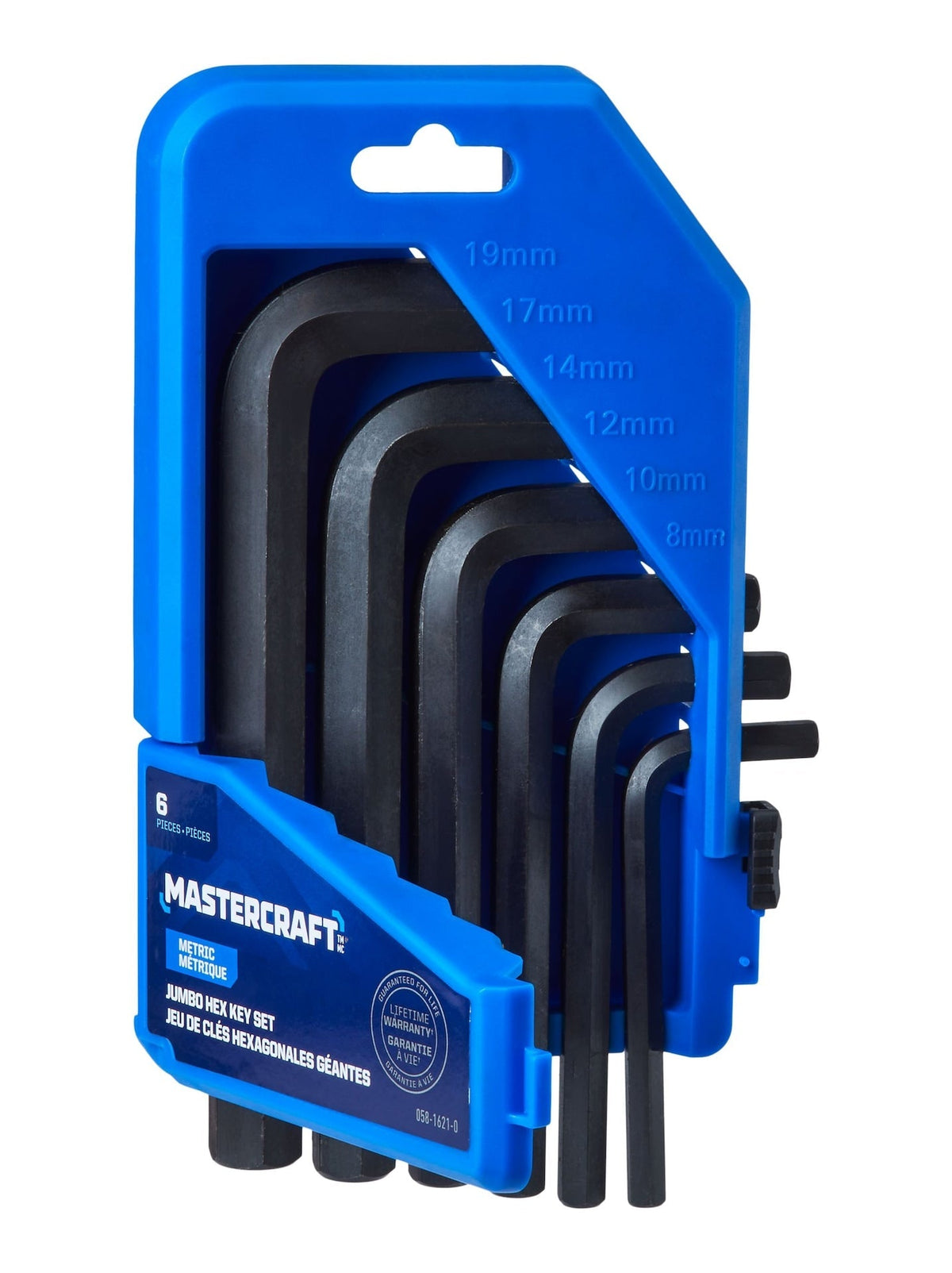 Jumbo Hex Key Set/Allen Wrench Set, Metric, High Quality Cr-V Steel, 6-pc Q5V9 - product image 6