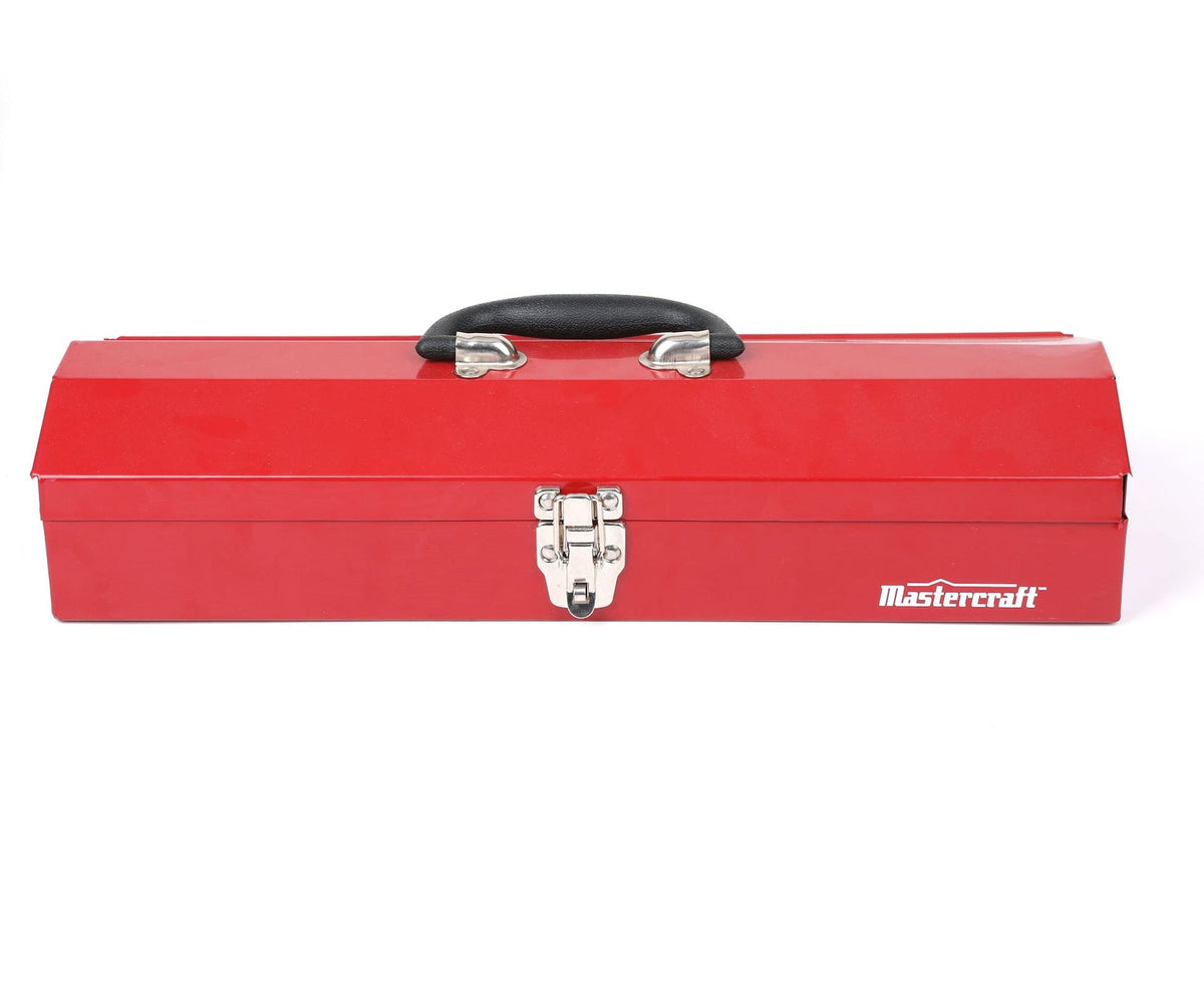 Portable Metal Hip Roof Tool Box, Red, 19-in M5D2 - product image 1