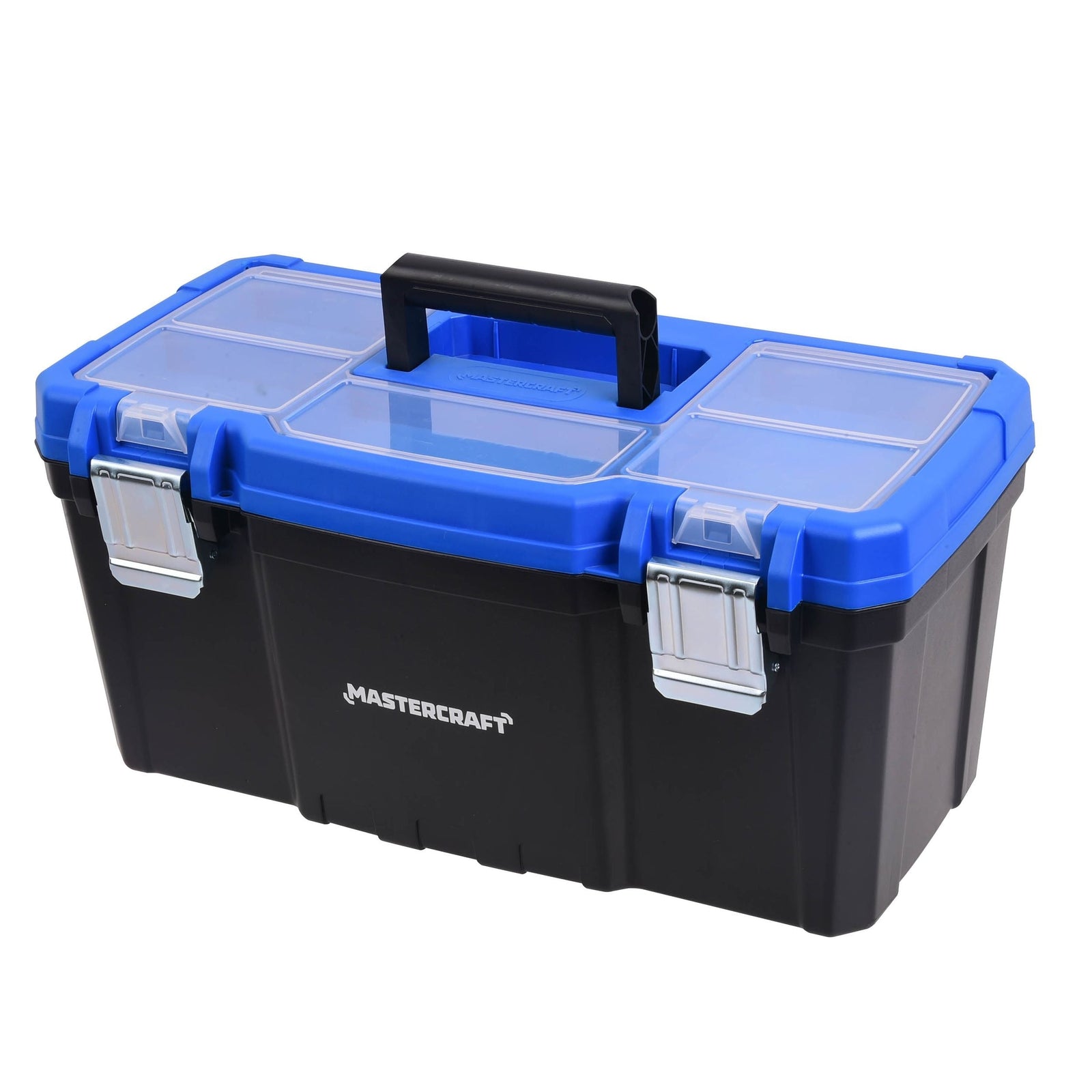 Portable Plastic Tool Box with Removable Tray & Tray Top, Blue, 19-in, Jumbo Hex Key Set/Allen Wrench Set, Metric, High... V0Z1 - product image 1