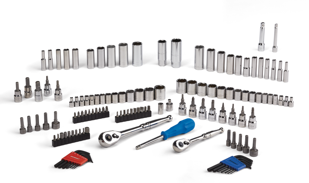 Socket Set, 128-pc, SAE / Metric, CRV, Nickel-Chrome Plating E4R6 - product image 4