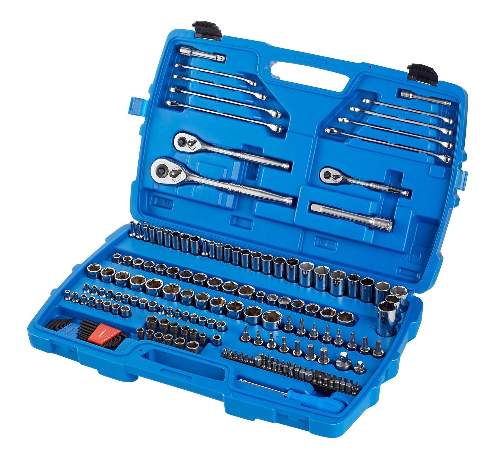 Socket Set, 184-pc, SAE / Metric, CRV, Nickel-Chrome Plating A1S0 - product image 1