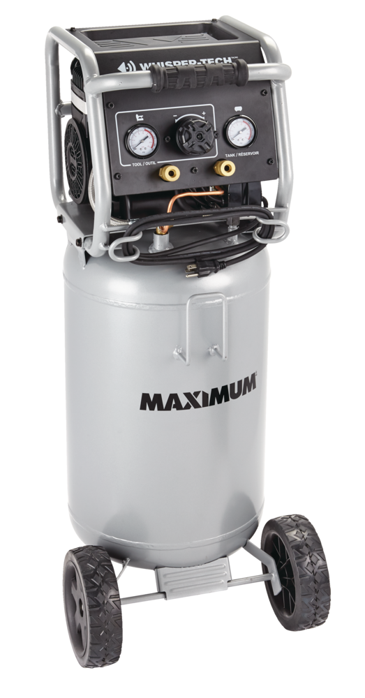 15-Gallon Oil-Free Quiet Portable Vertical Air Compressor with Top Tray L2Q3 - product image 6