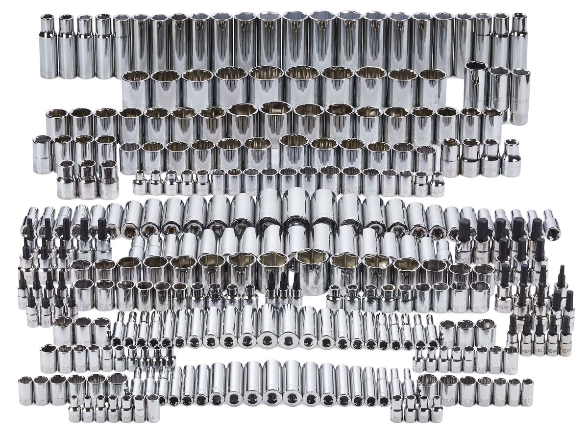 Master Socket Set, 300-pc, CRV, Nickel-Chrome Plating J3Q0 - product image 1