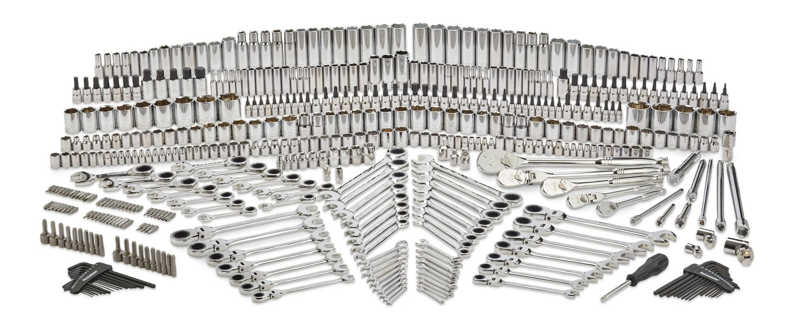 Master Socket & Wrench Set, 500-pc, CRV, Nickel-Chrome Plating S8I5 - product image 1