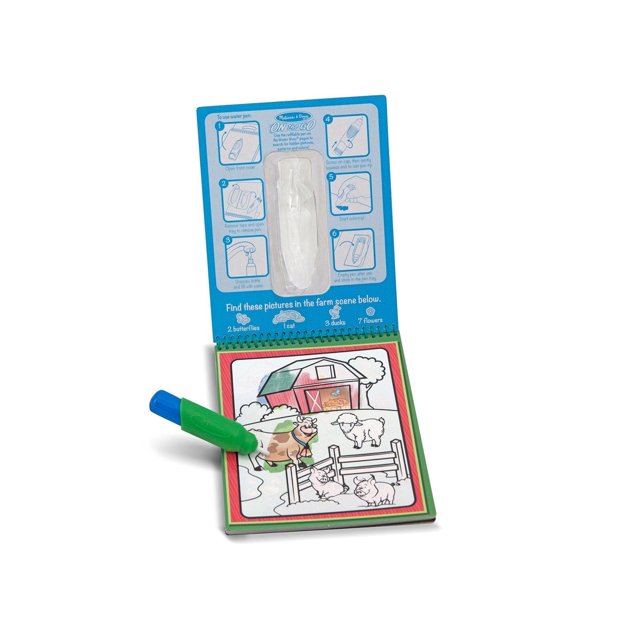 On the Go Water Wow! Reusable Water-Reveal Activity Pad - Animals V9P0 - product image 4