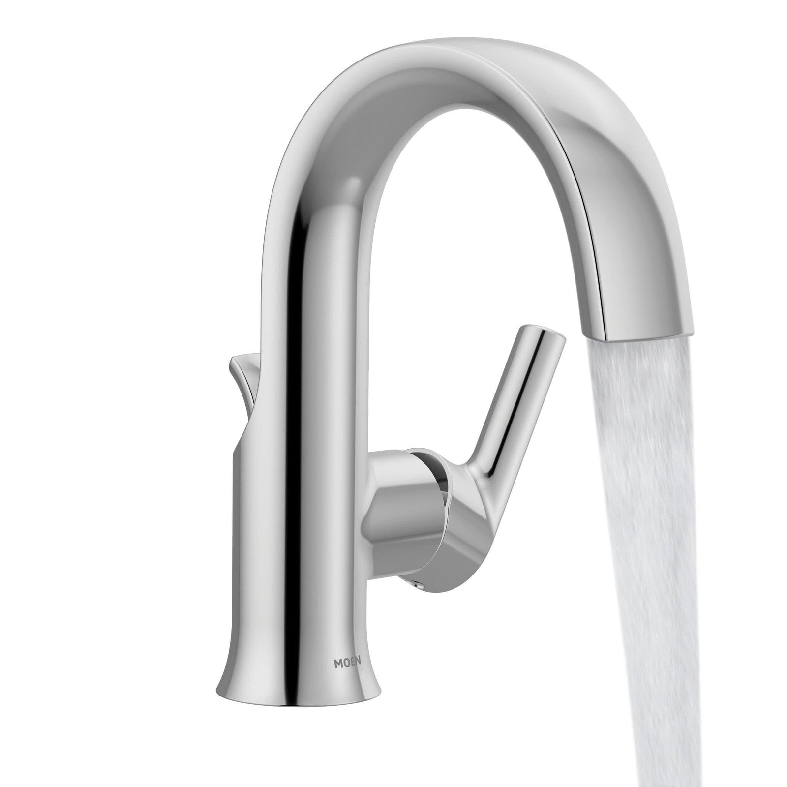 Doux Single Handle High Arc Bathroom Sink Faucet, Chrome W1O1 - product image 3