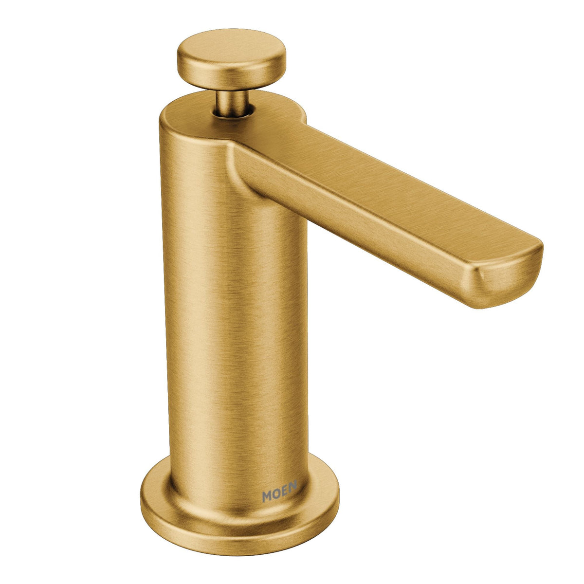 Premium Deck Mounted Kitchen Soap Dispenser with Refillable Bottle, Brushed Gold G6R6 - product image 1