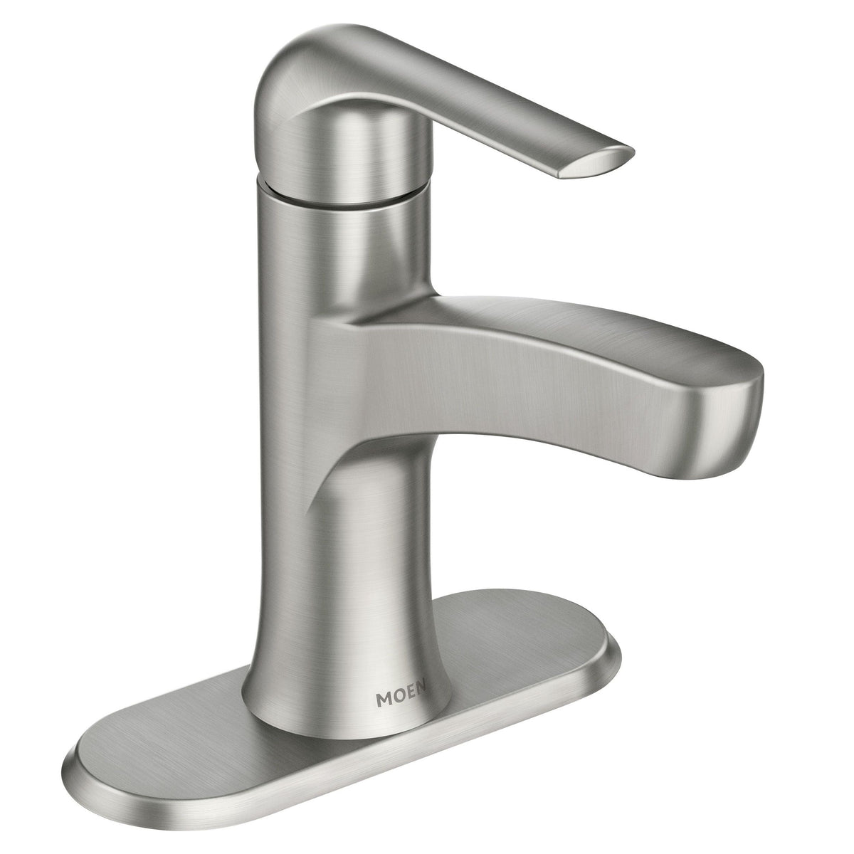 Tilson Single-Handle Brushed Nickel Bathroom Lavatory/Bathroom Sink Faucet with Spot Resist G3V5 - product image 2