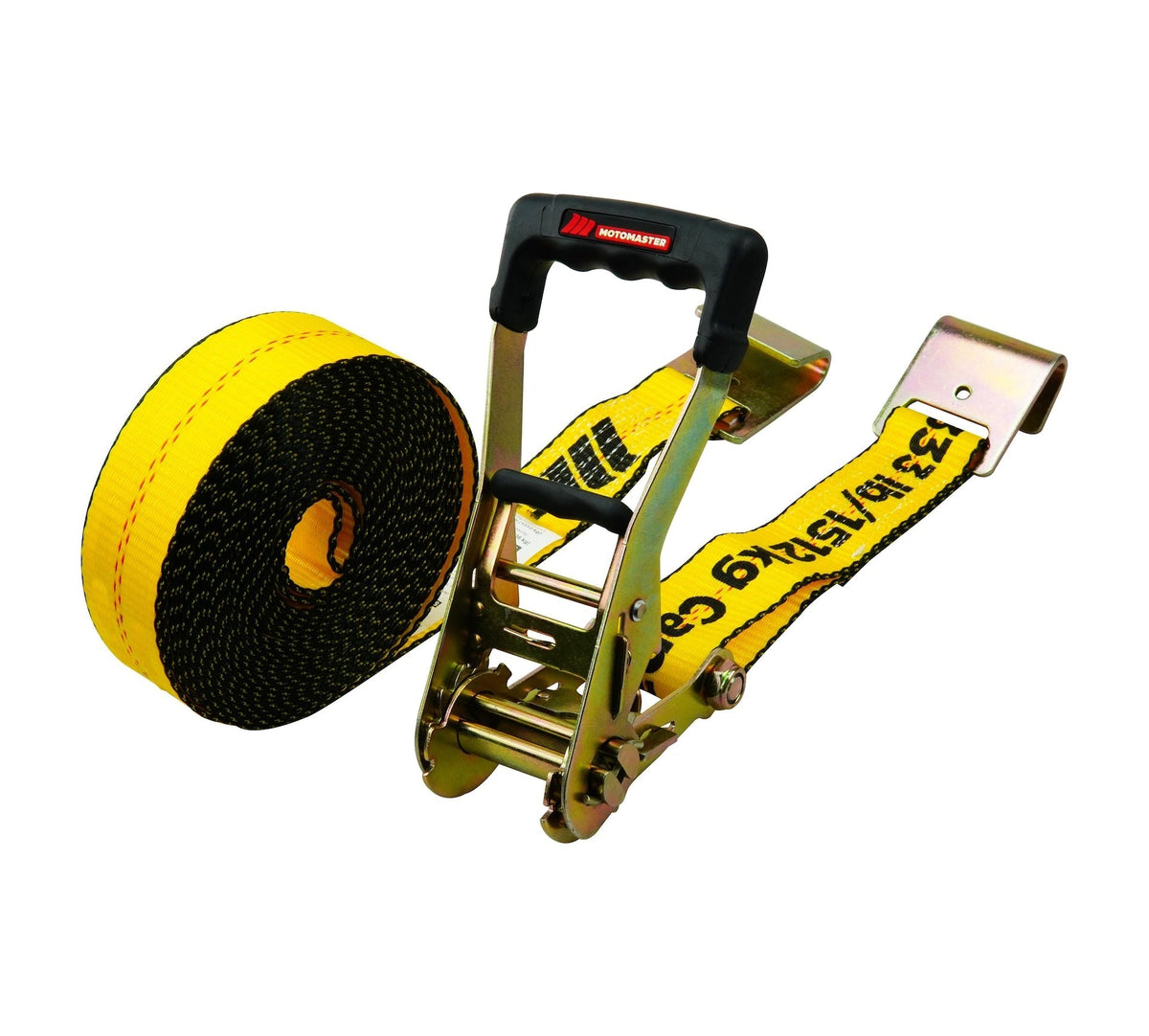 10,000-lb Commercial Ratchet Tie Down Strap, with Flat Hook, 2-in x 27-ft S9L3 - product image 4